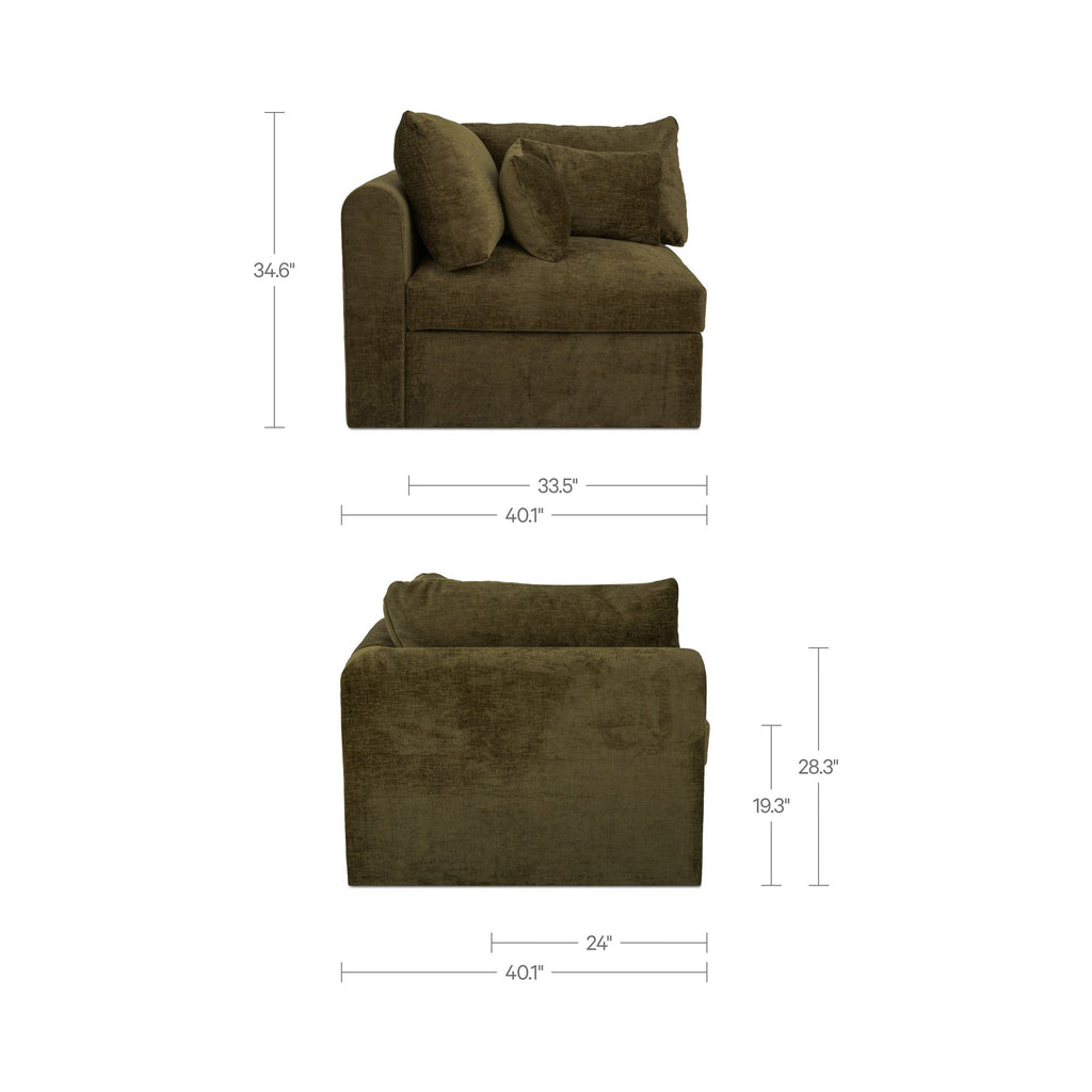 Moe's Home Swift Corner Chair