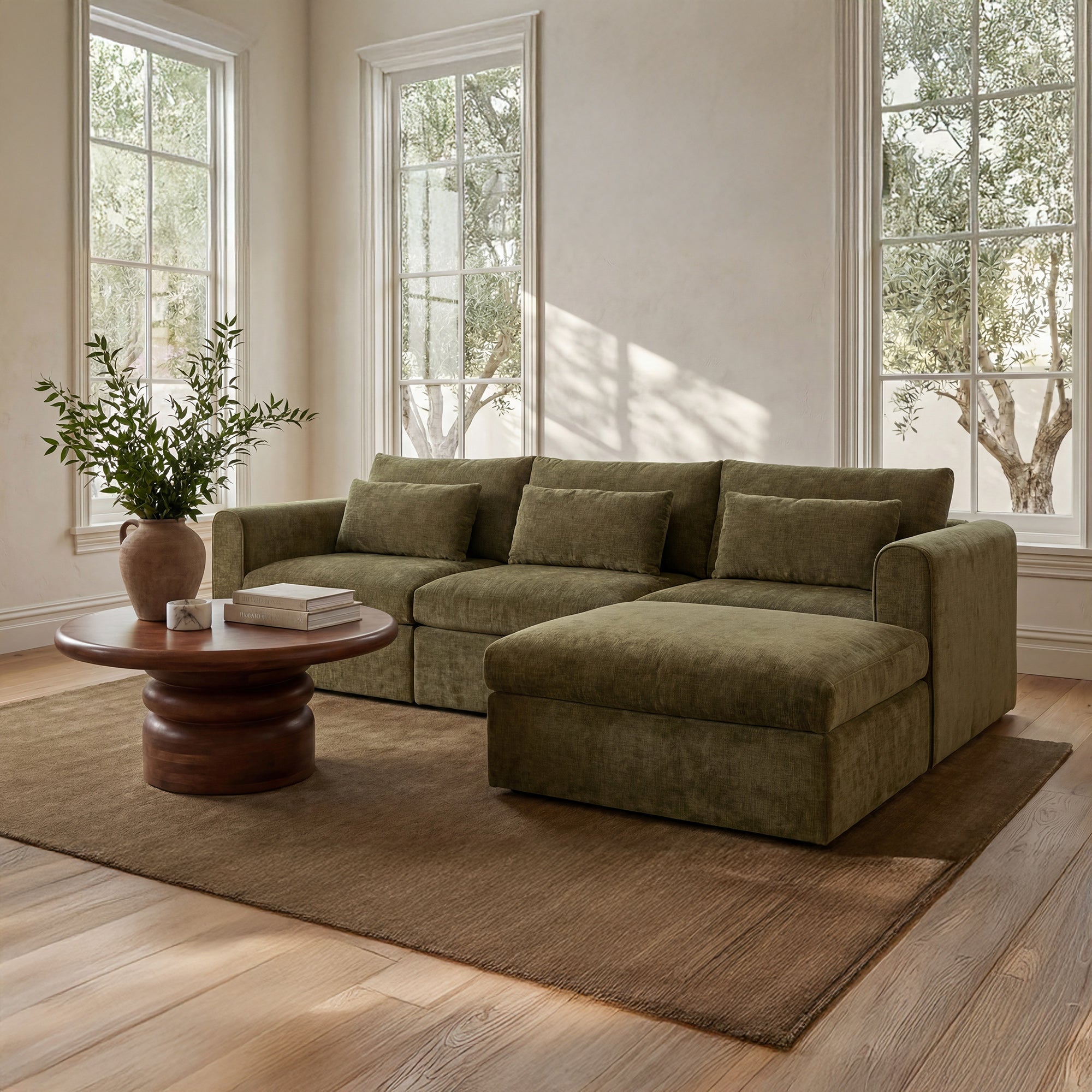 Moe's Home Swift Ottoman