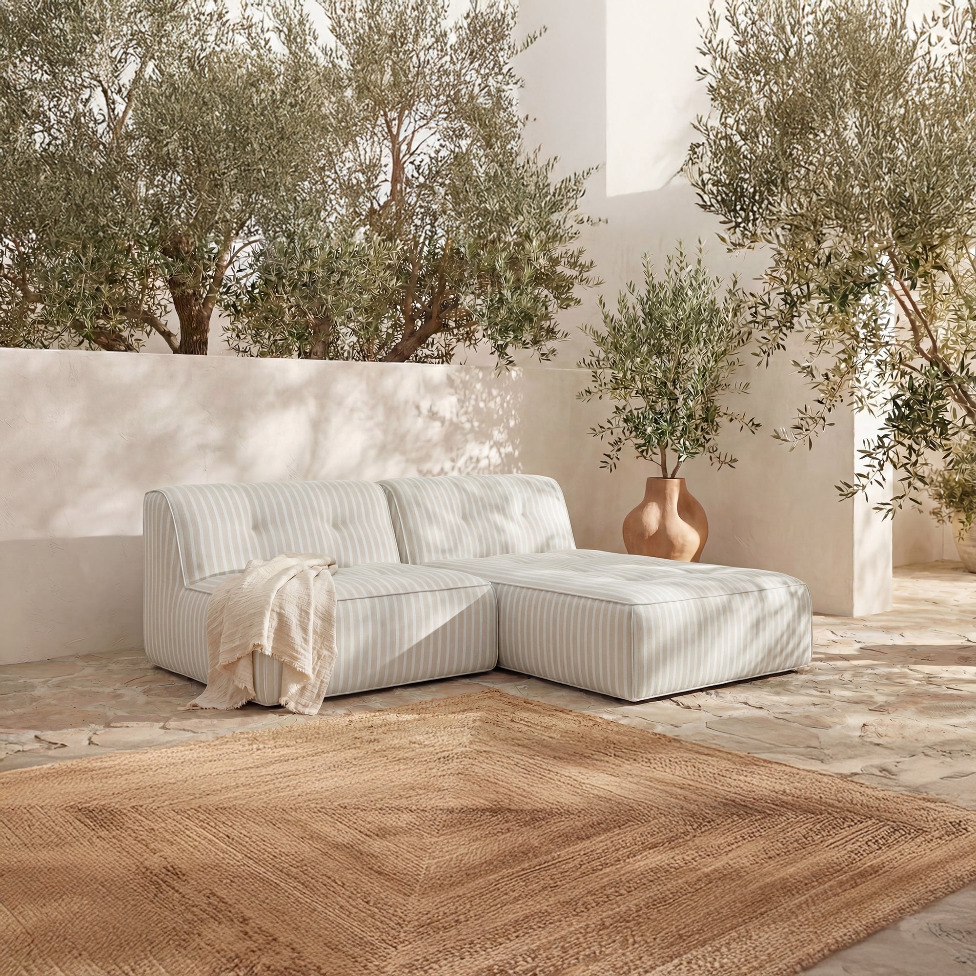 Moe's Home Sunseeker 2 Piece Outdoor Nook