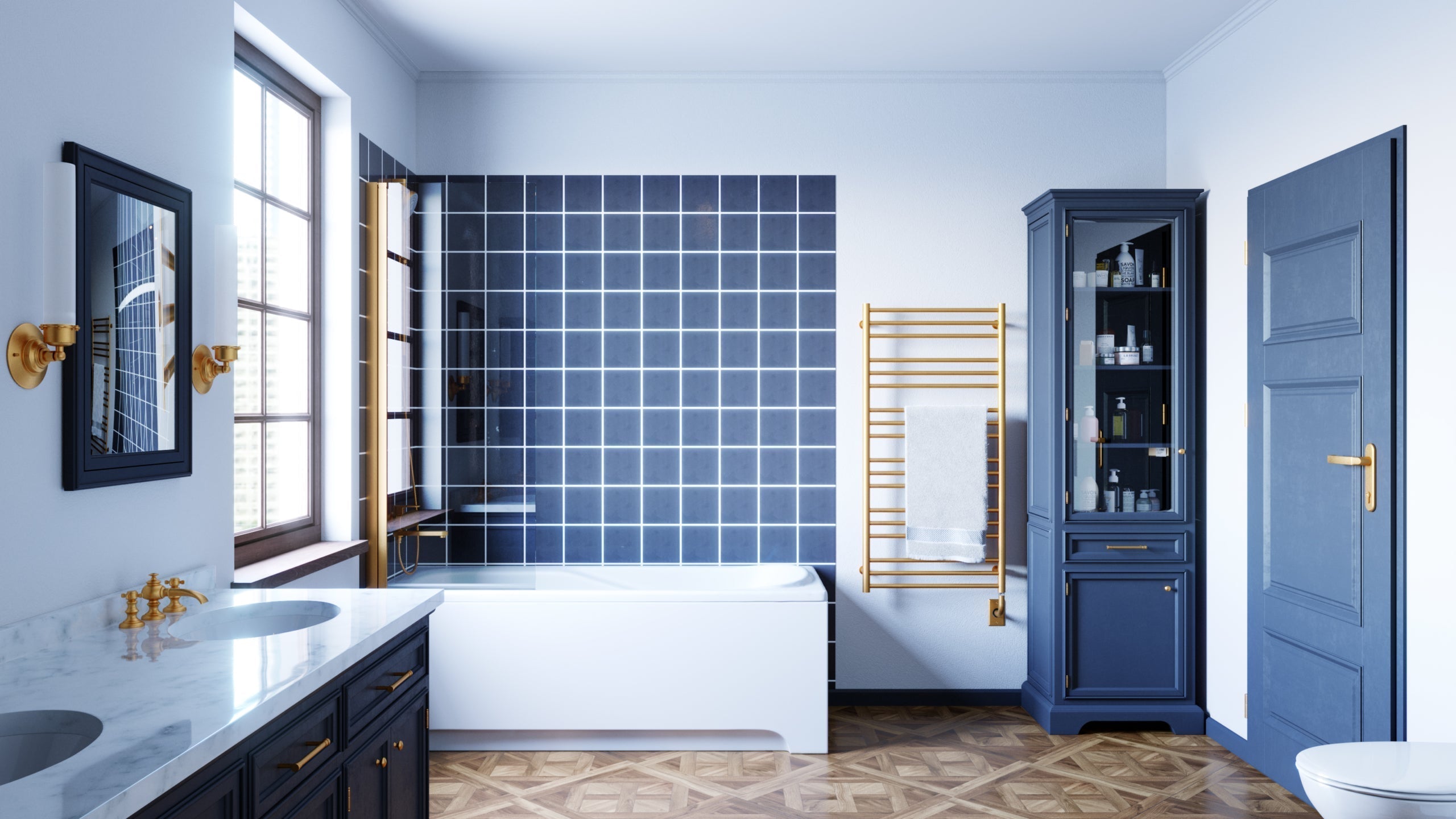 ICO Bath 23.5" x 64" Sorano Towel Warmer