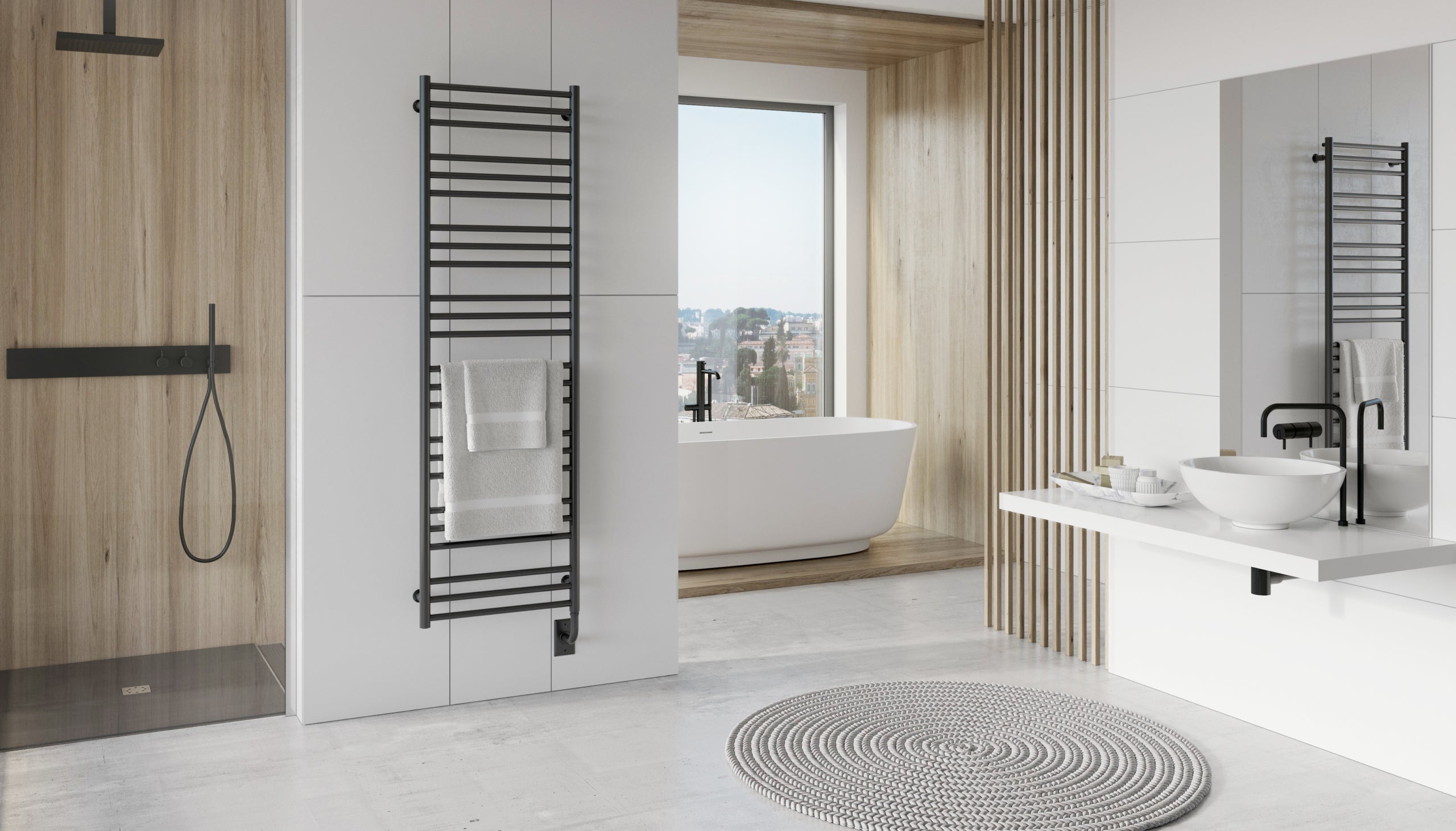 ICO Bath 35.5" x 19" Sorano Towel Warmer