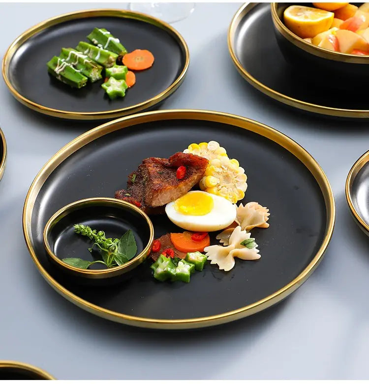 Nordic Ceramic Dishware Set 9PCS