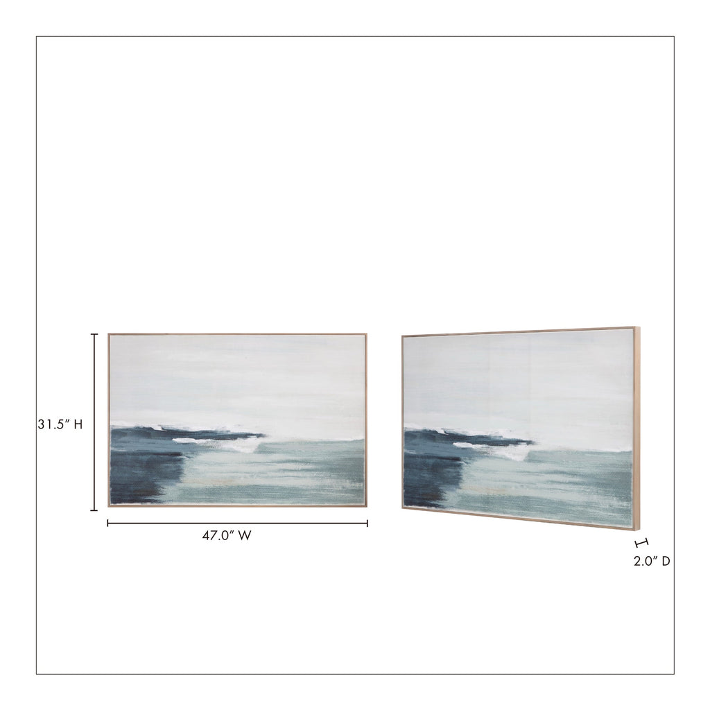 Moe's Home Shoreline Framed Painting