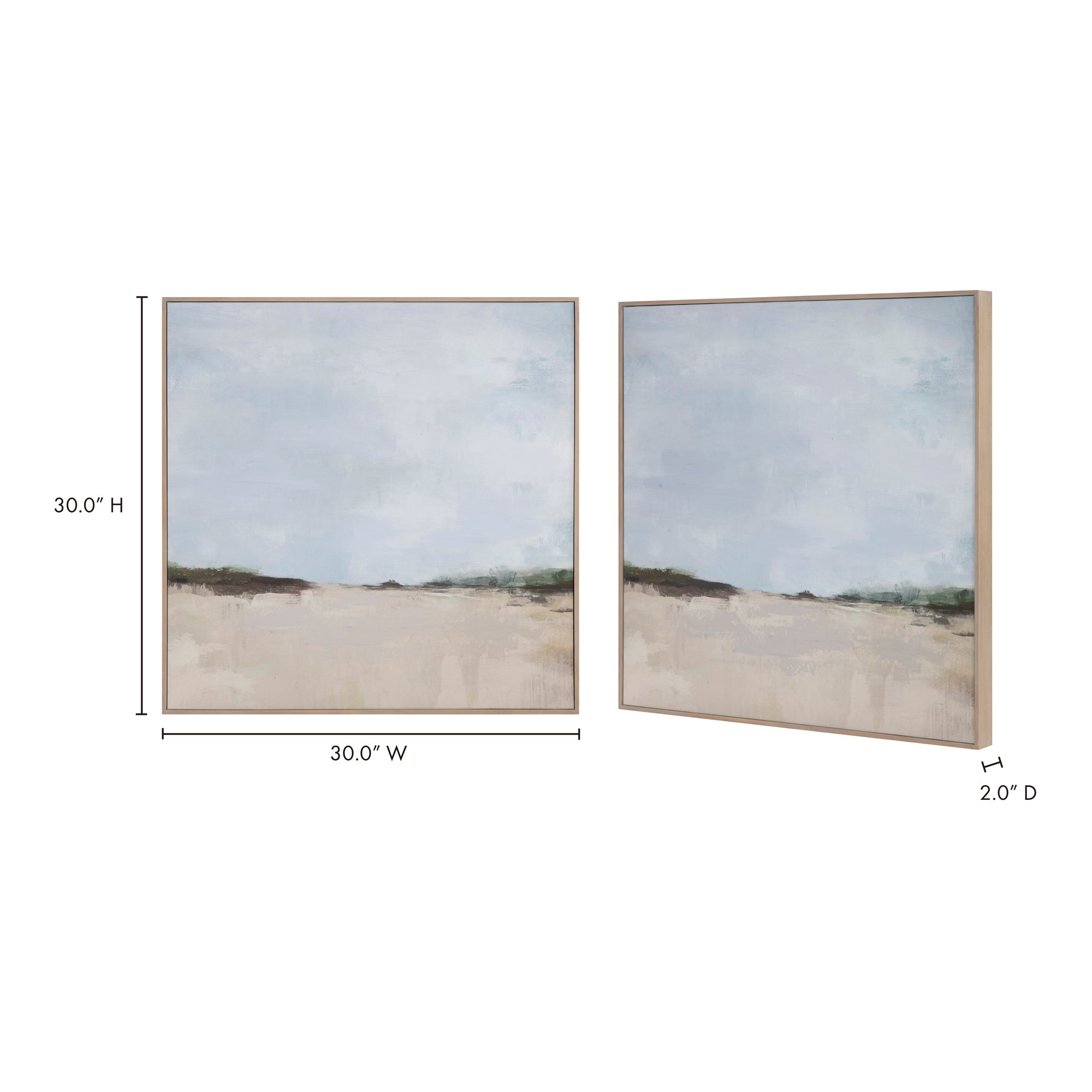 Moe's Home Grasslands Framed Painting