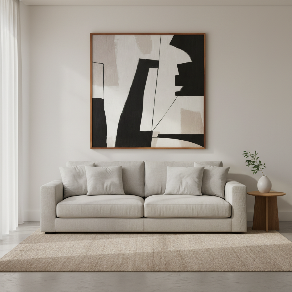 Moe's Home Nostalgia Framed Painting Warm Palette