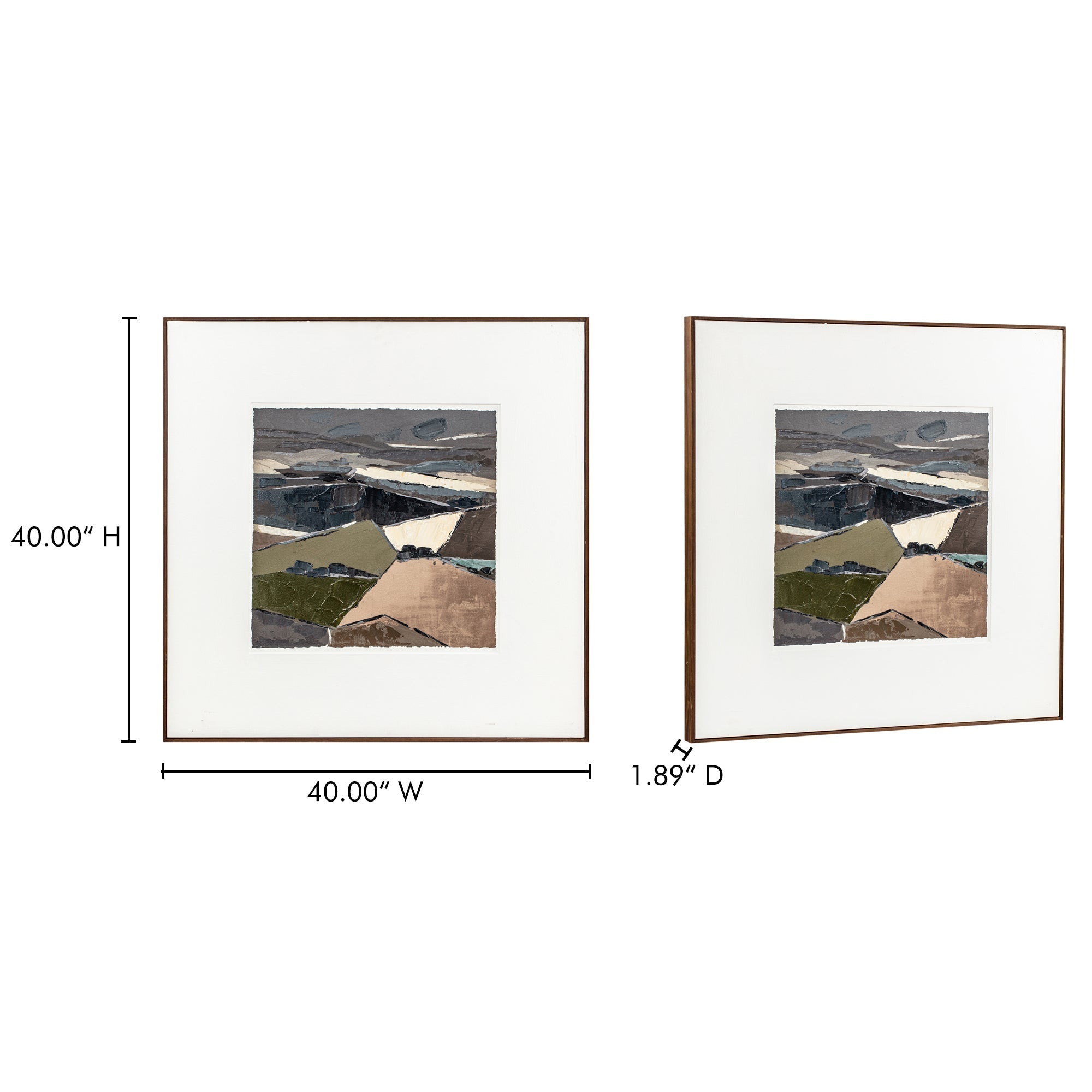 Moe's Home Vale Framed Painting