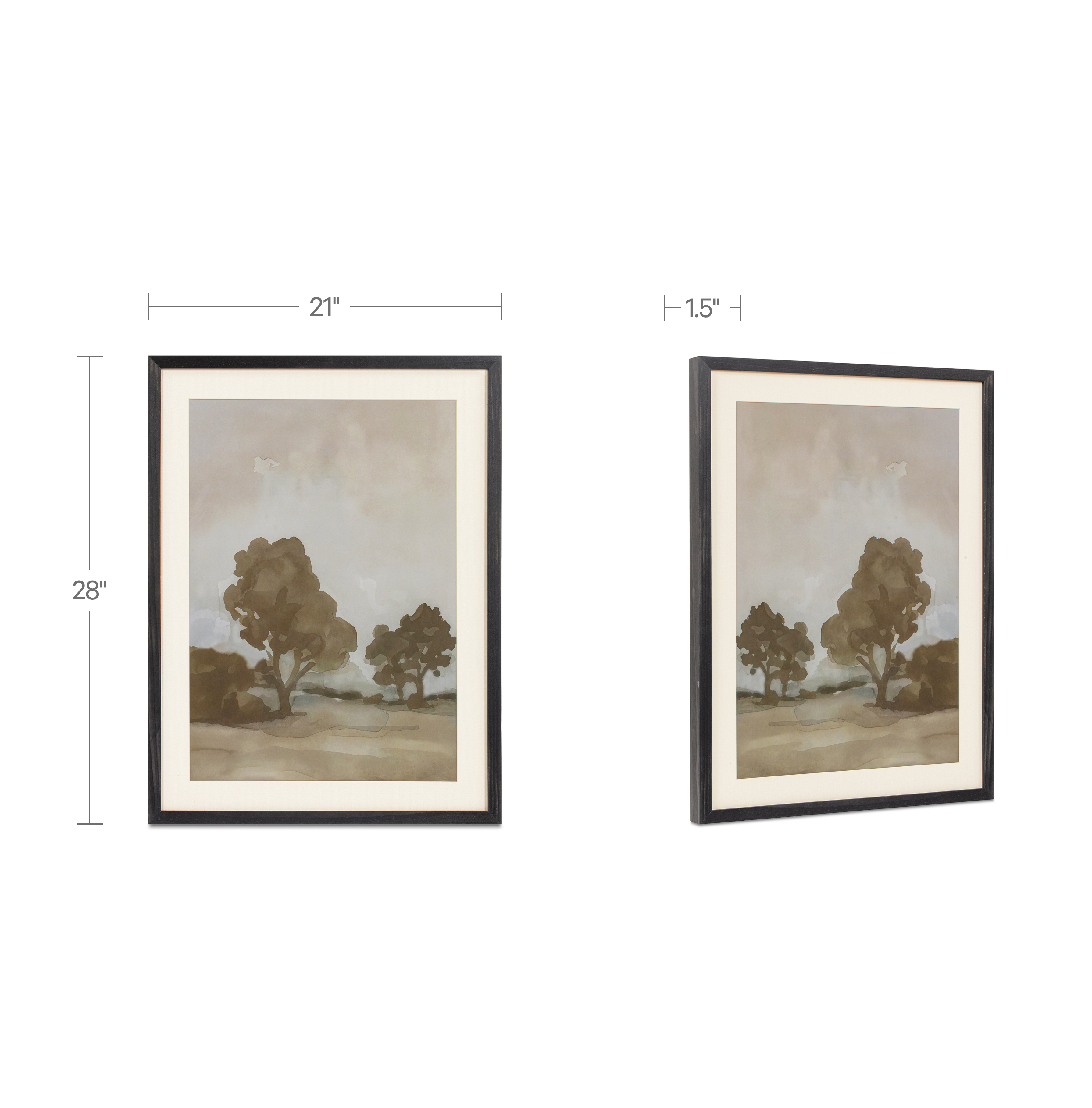 Moe's Home Ash Framed Print
