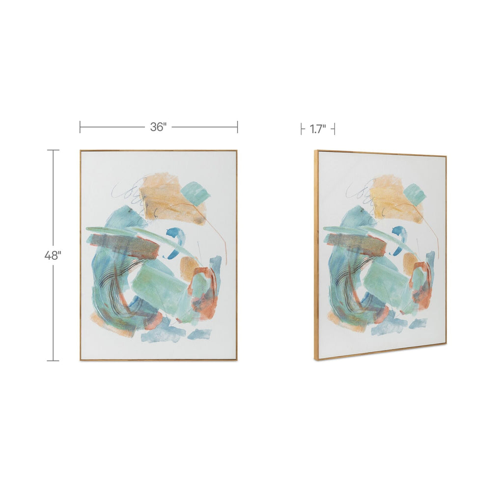 Moe's Home Prose Framed Painting