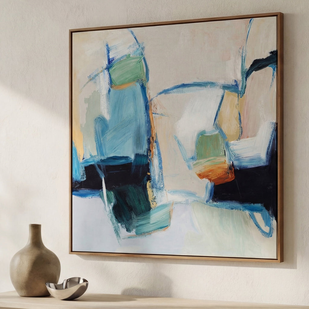 Moe's Home Vitality Framed Painting