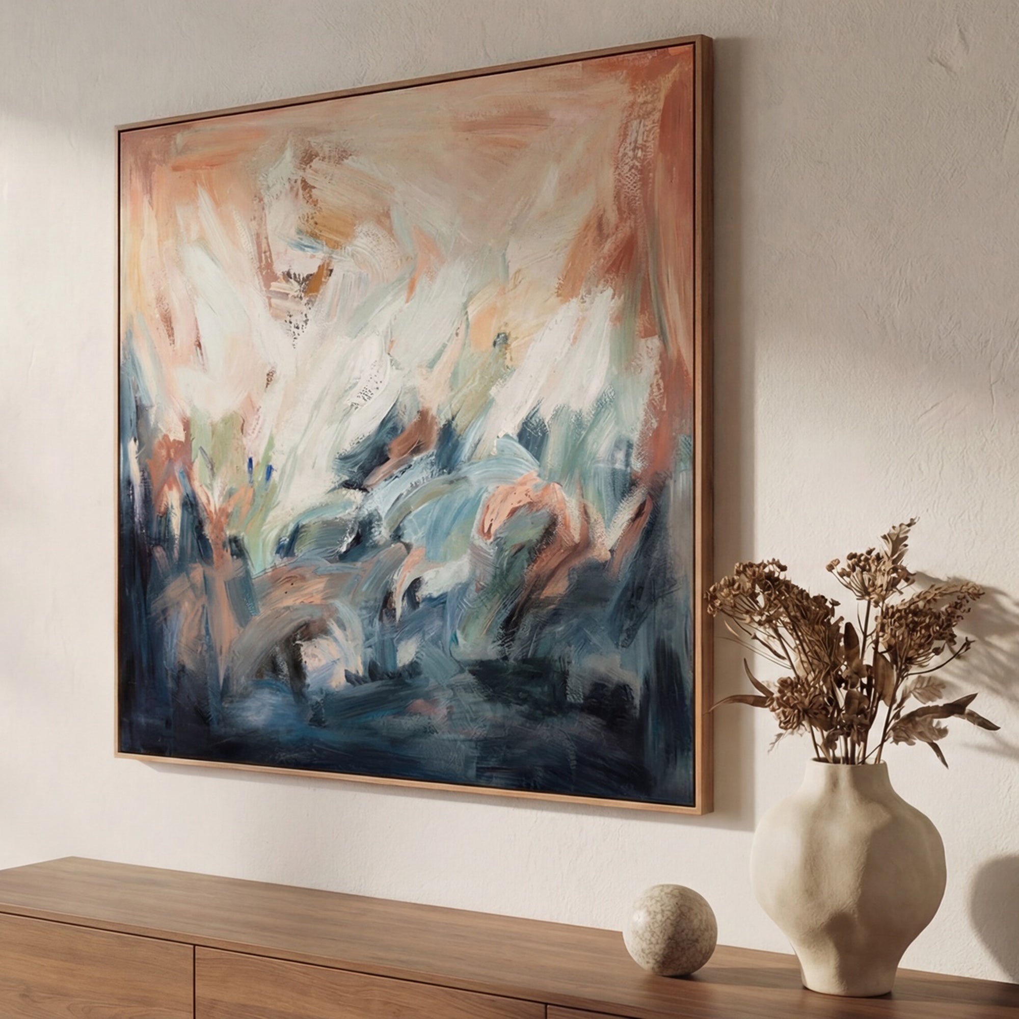 Moe's Home Splendor Framed Painting