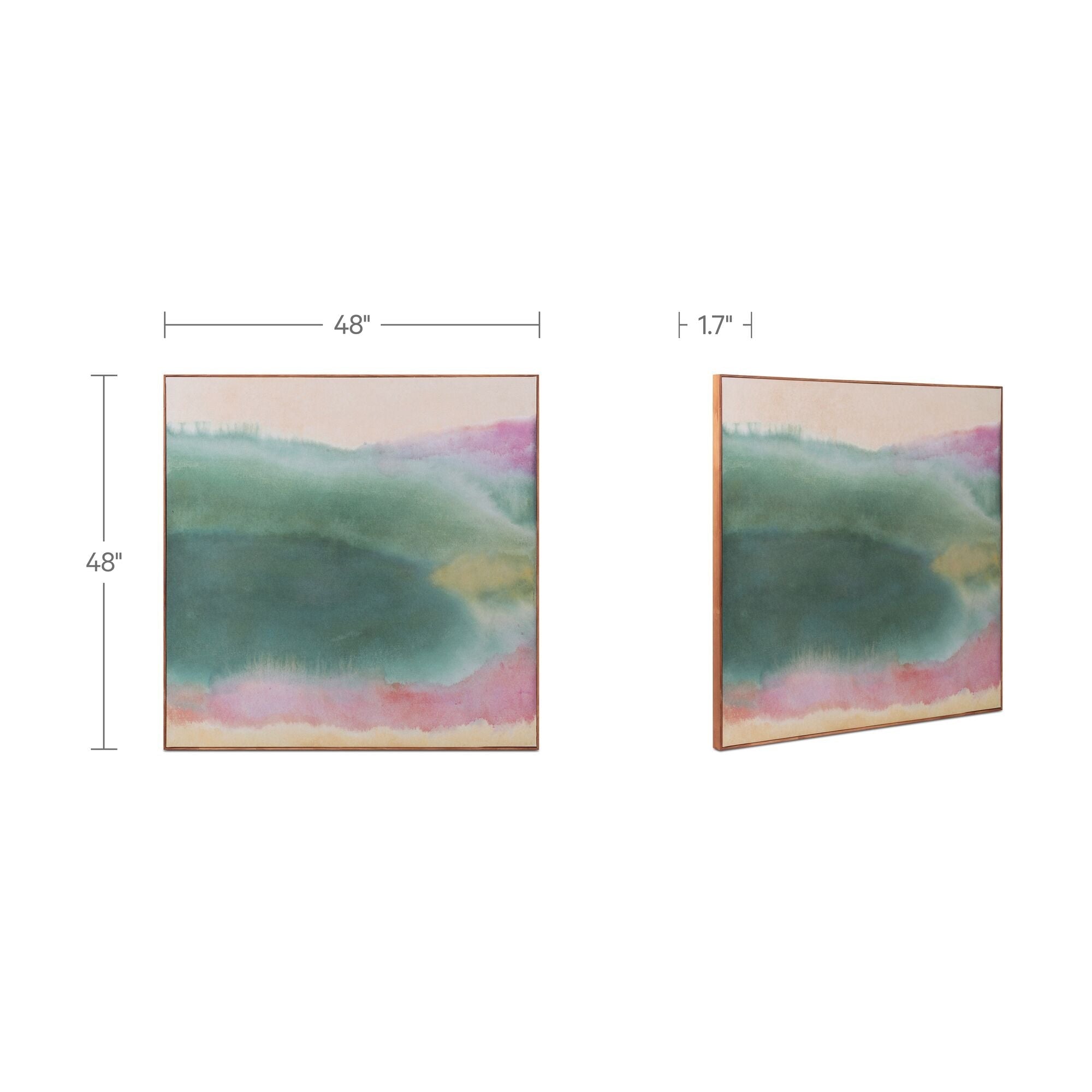 Moe's Home Lotus Framed Painting