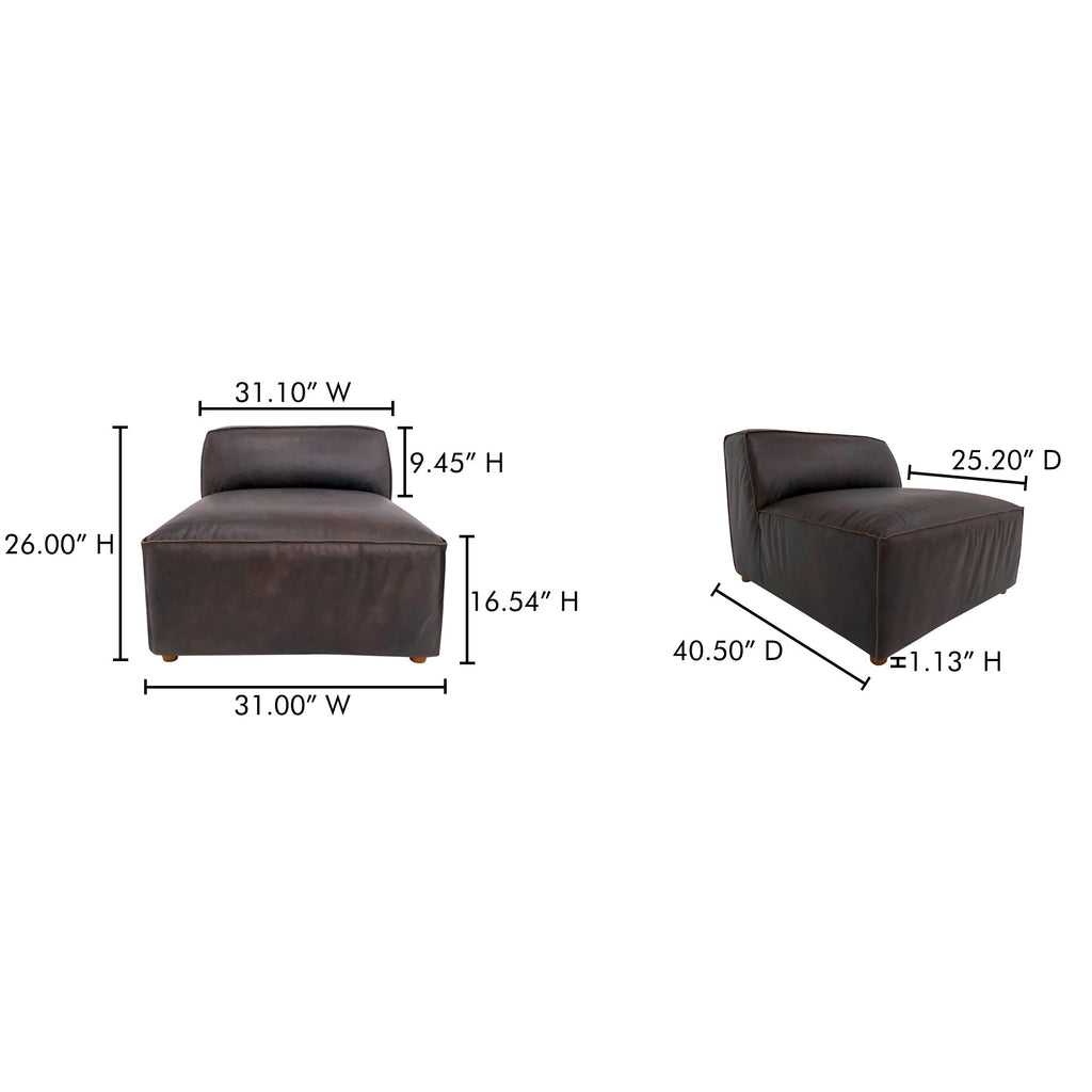 Moe's Home Form Slipper Chair