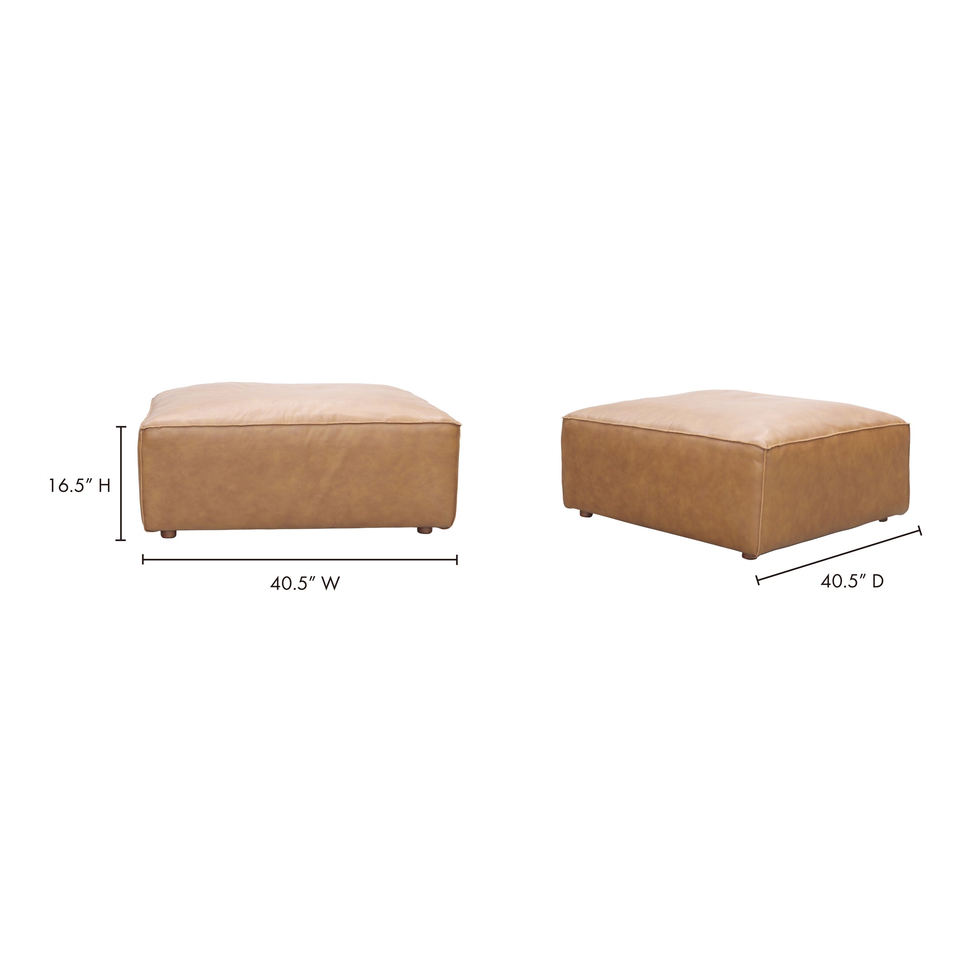 Moe's Home Form Ottoman