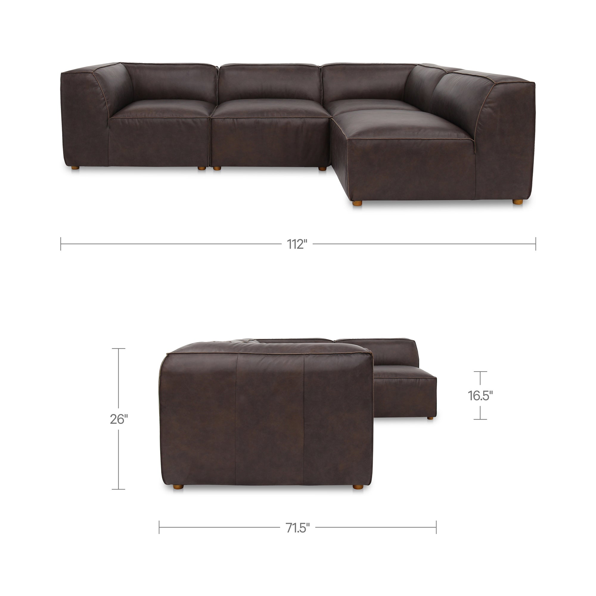 Moe's Home Form Modular Sectional