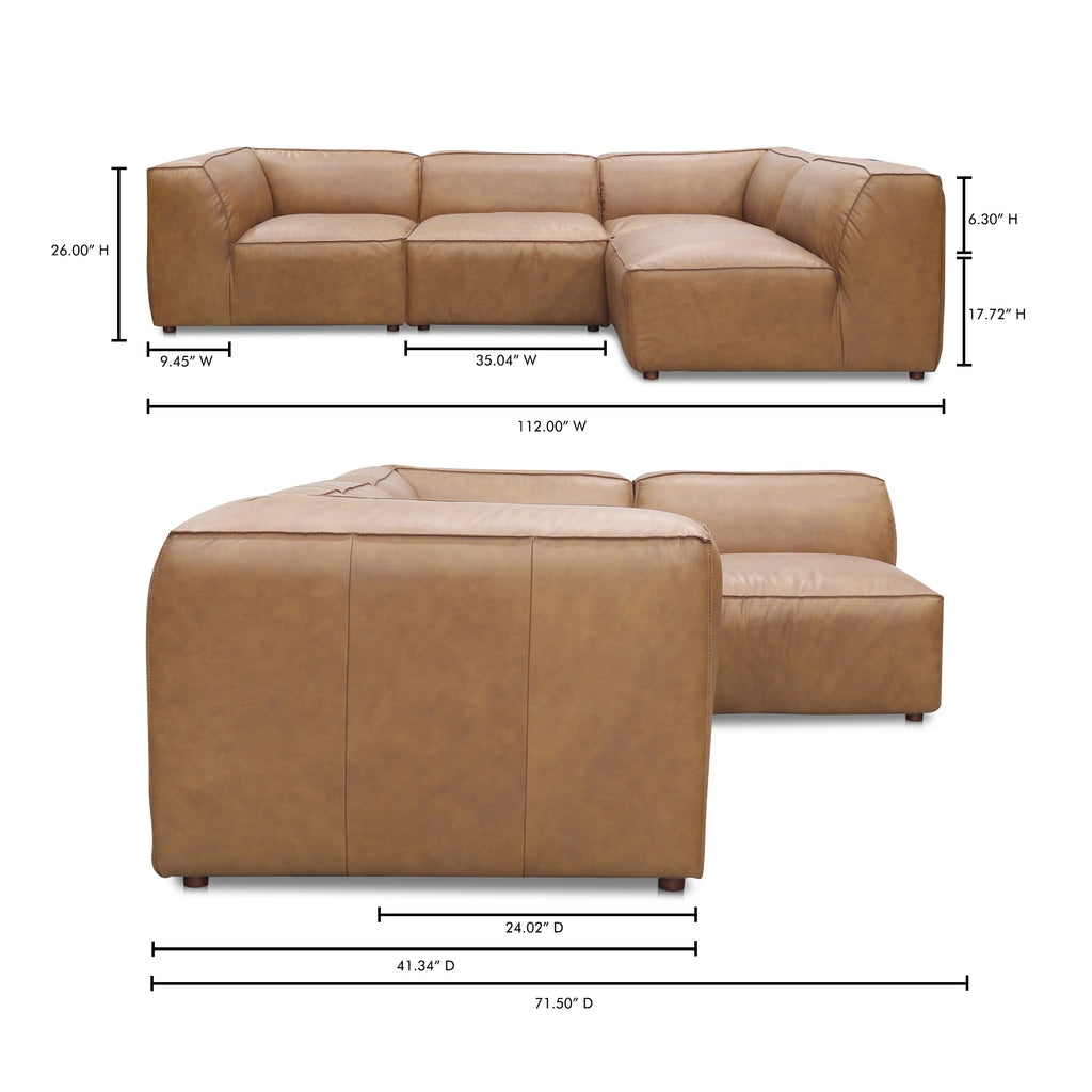 Moe's Home Form Modular Sectional