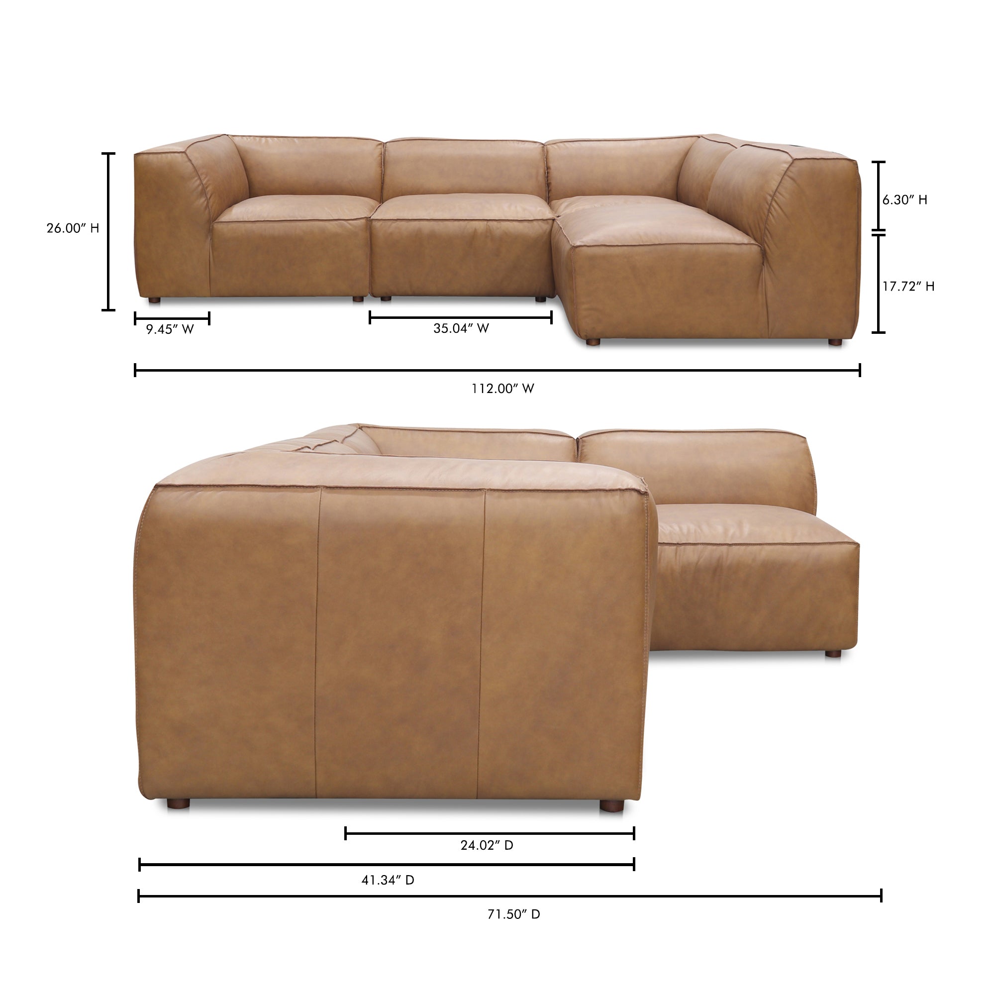 Moe's Home Form Modular Sectional