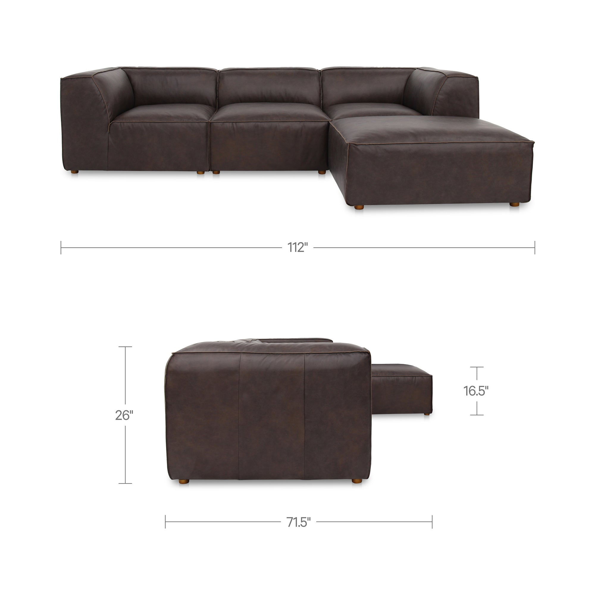 Moe's Home Form Lounge Modular Sectional