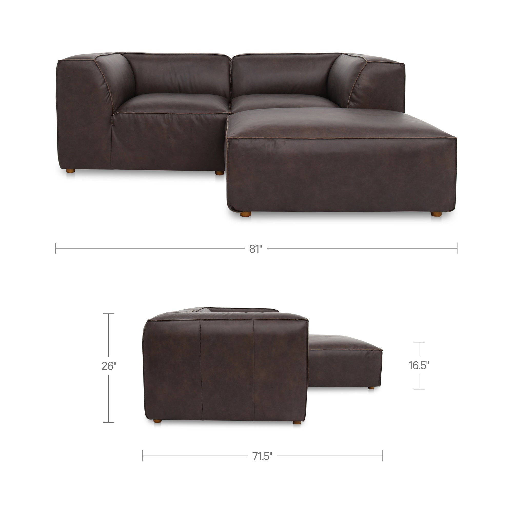Moe's Home Form Nook Modular Sectional
