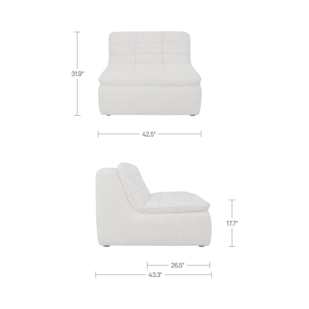 Moe's Home Lino Slipper Chair