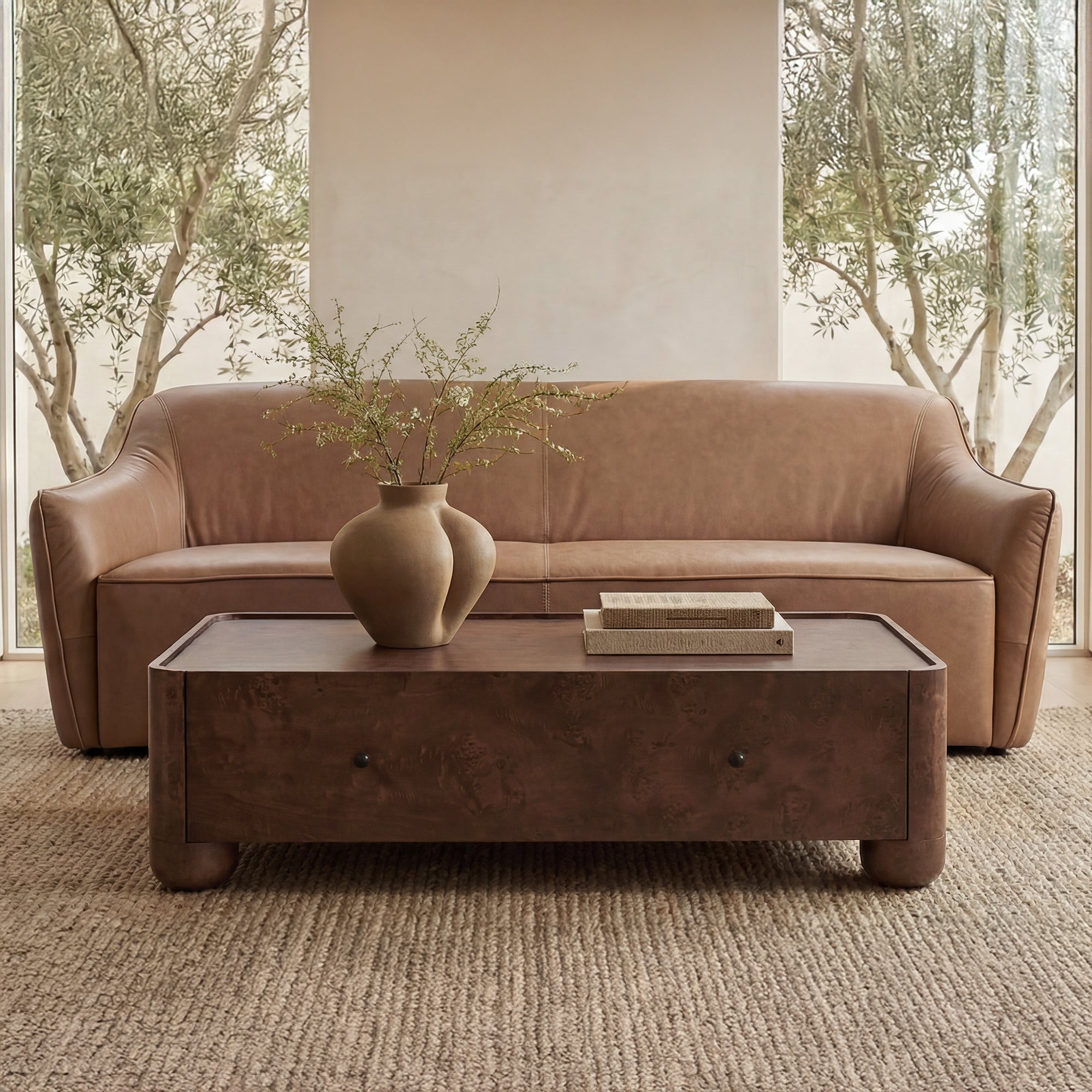 Moe's Home Hawkins Sofa Tan