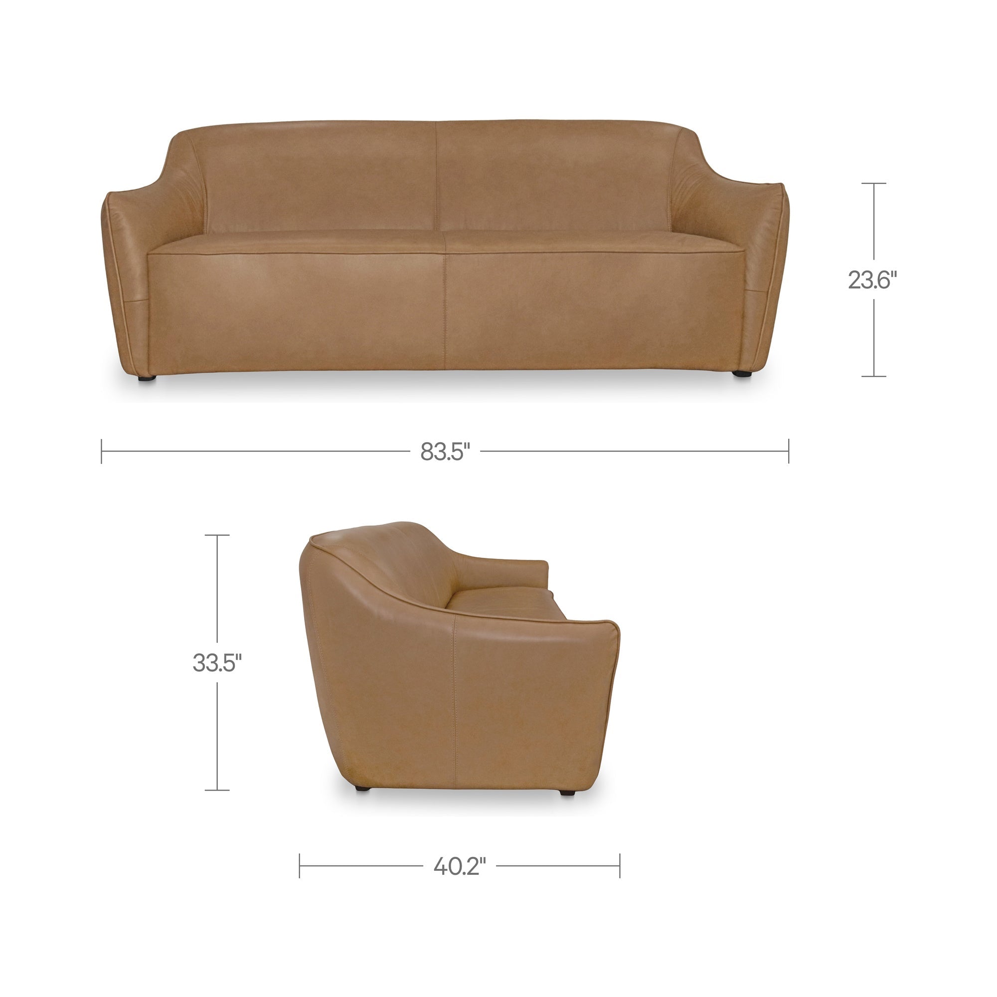 Moe's Home Hawkins Sofa Tan