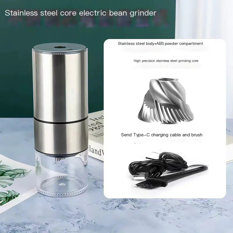 Electric Coffee Grinder for Home and Travel Use