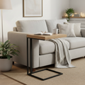 Moe's Home Mila C Shaped Side Table Natural
