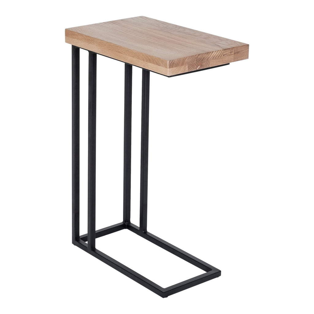 Moe's Home Mila C Shaped Side Table Natural