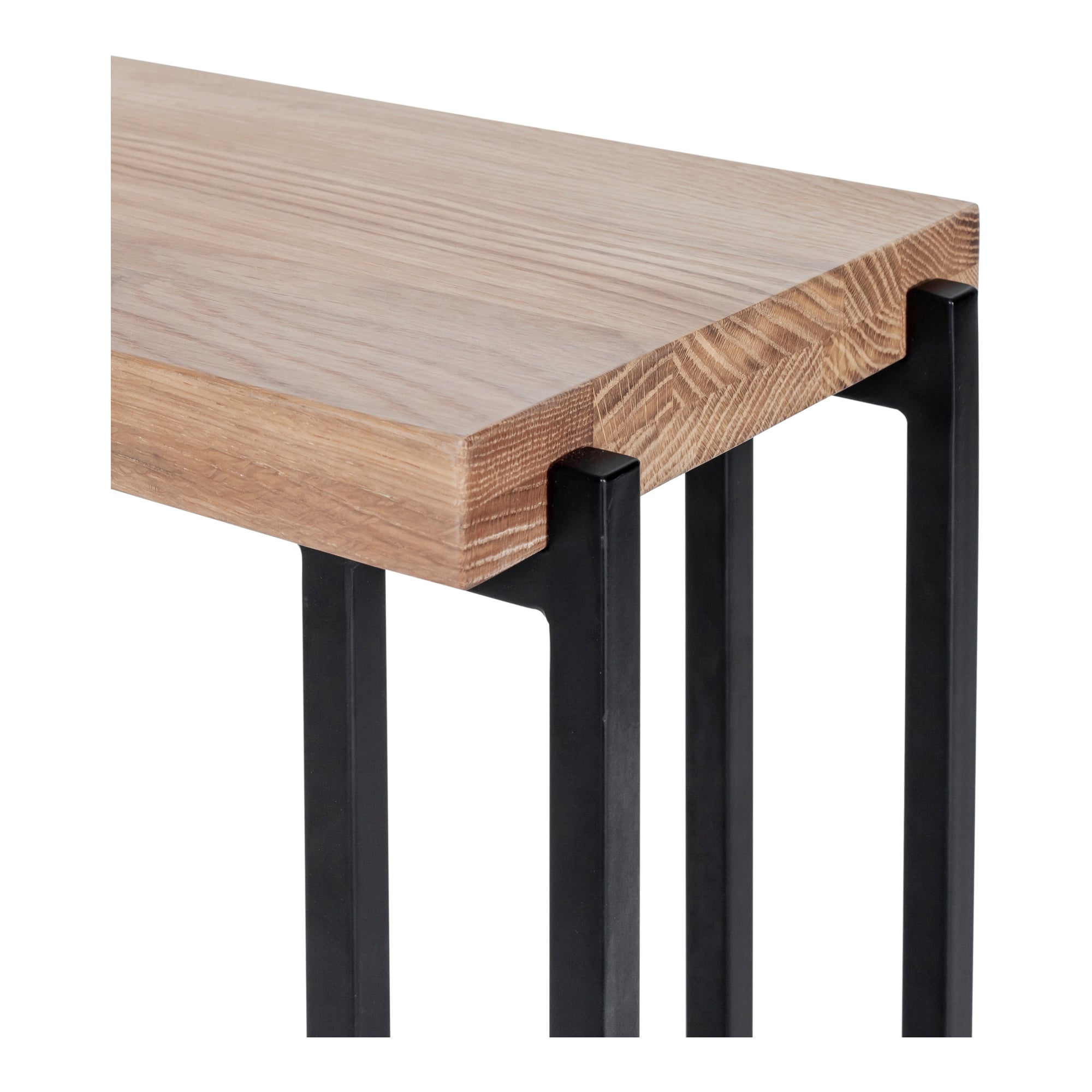 Moe's Home Mila C Shaped Side Table Natural