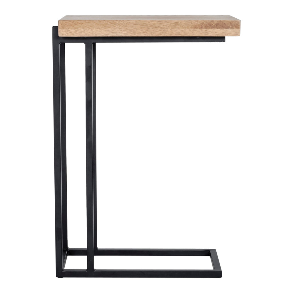 Moe's Home Mila C Shaped Side Table Natural