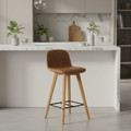 Moe's Home Napoli Leather Counter Stool