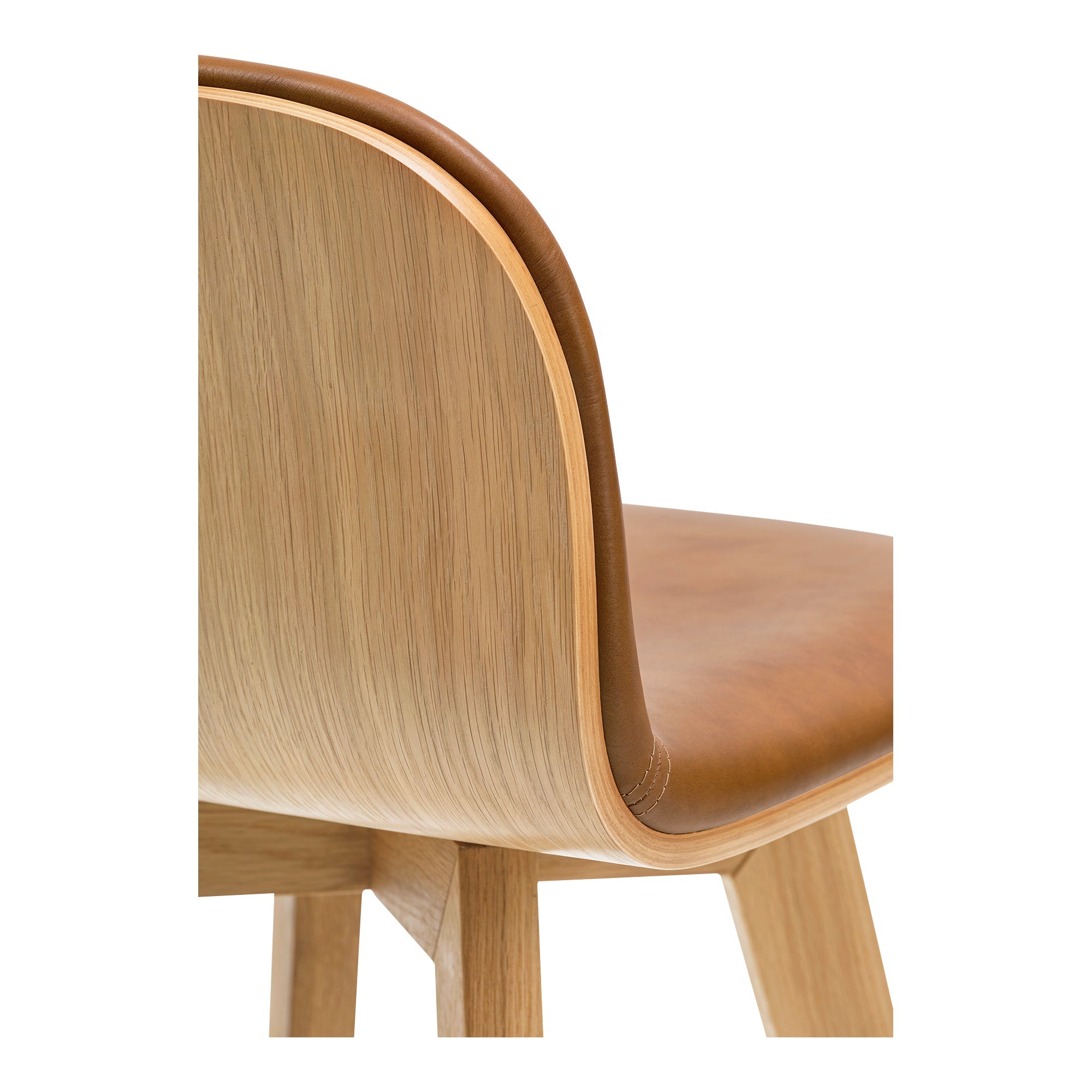 Moe's Home Napoli Leather Counter Stool