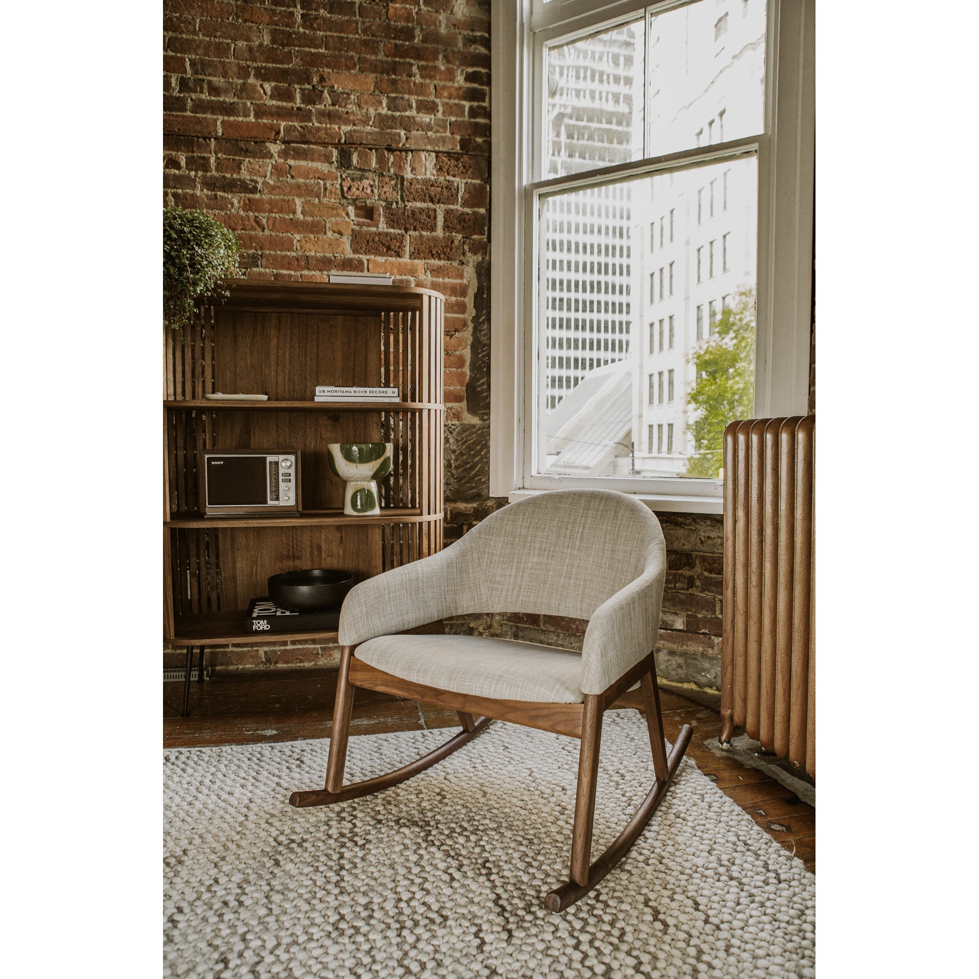 Moe's Home Henrich Bookcase Light Brown
