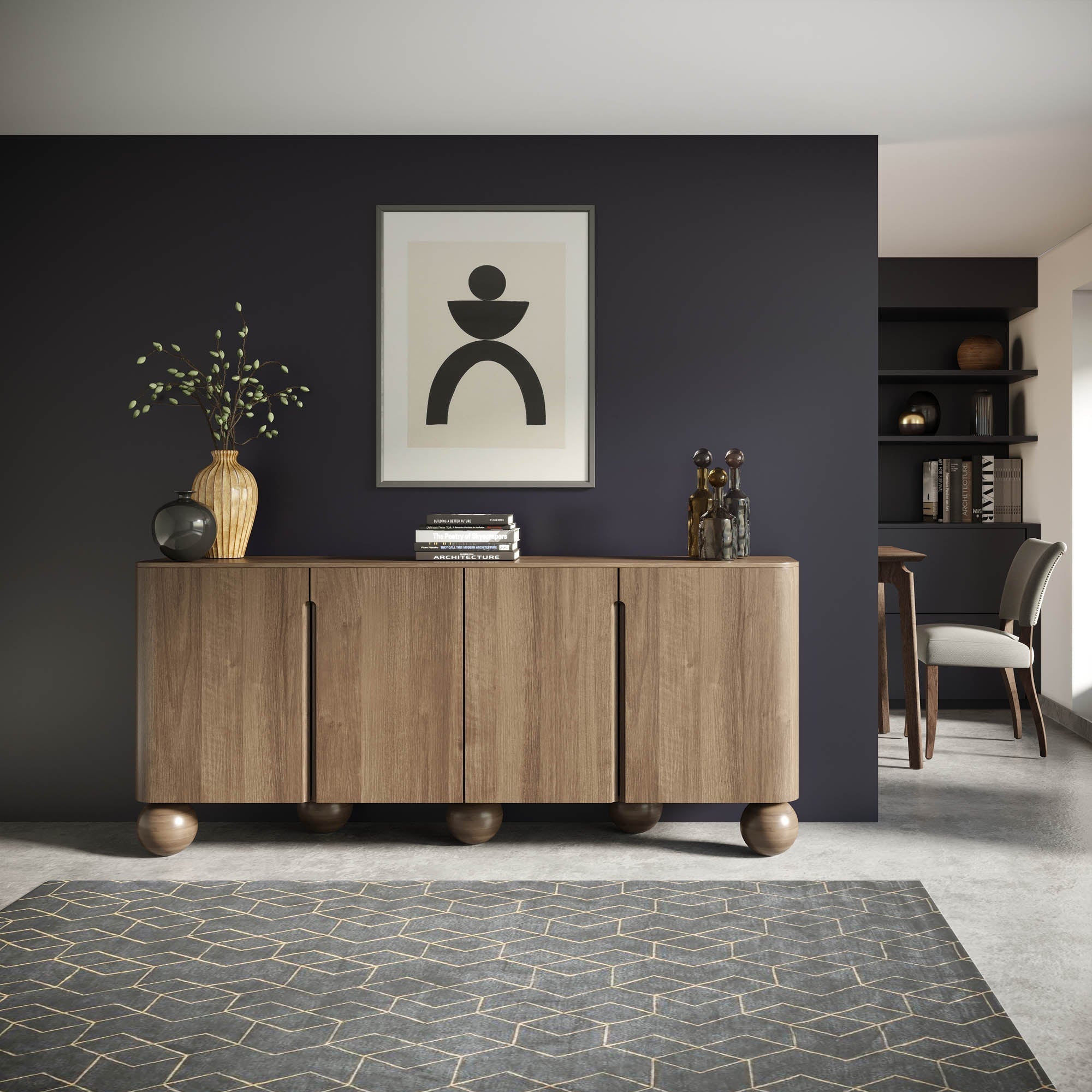 LH Home Globe Sideboard