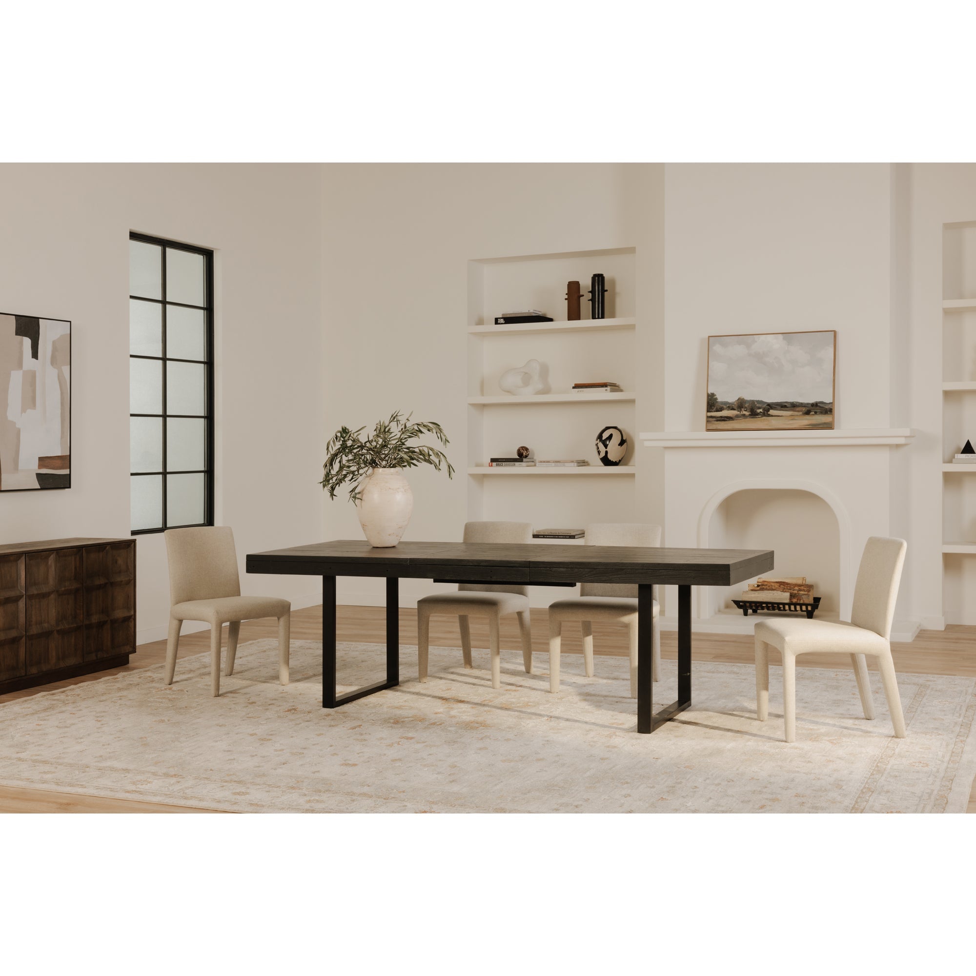 Moe's Home Monte Dining Chair Beige - Set of Two