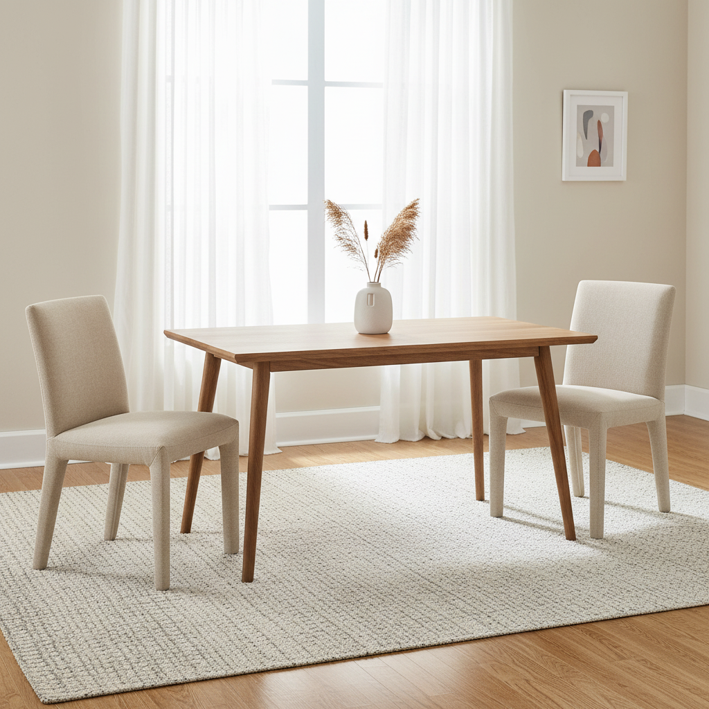 Moe's Home Monte Dining Chair Beige - Set of Two