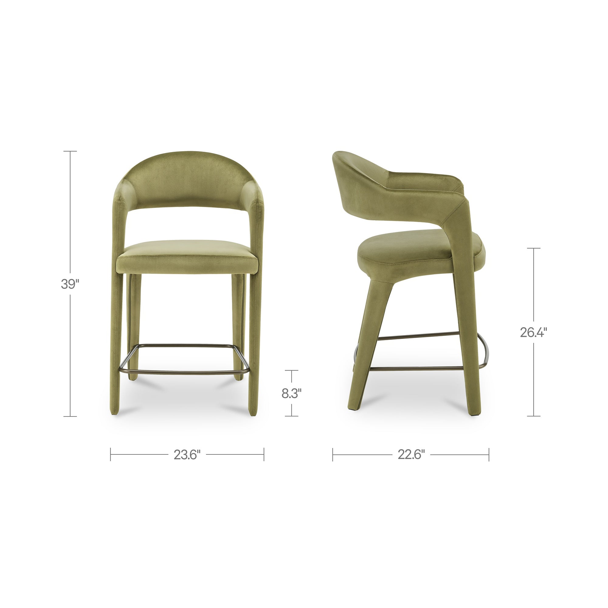 Moe's Home Martens Counter Stool