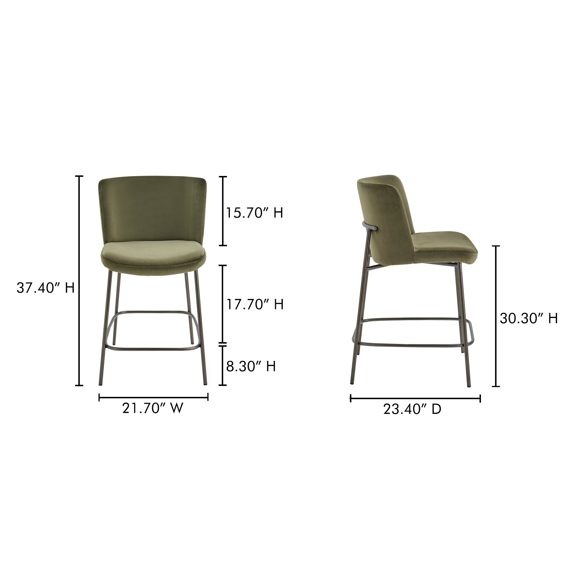 Moe's Home Early Counter Stool