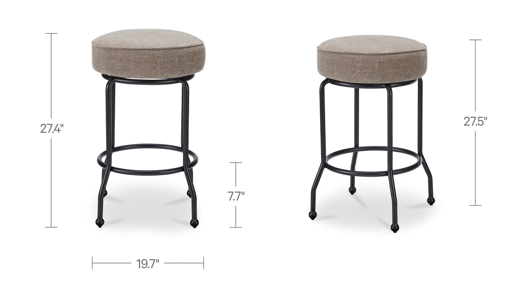 Moe's Home Kelsey Swivel Counter Stool Light Brown