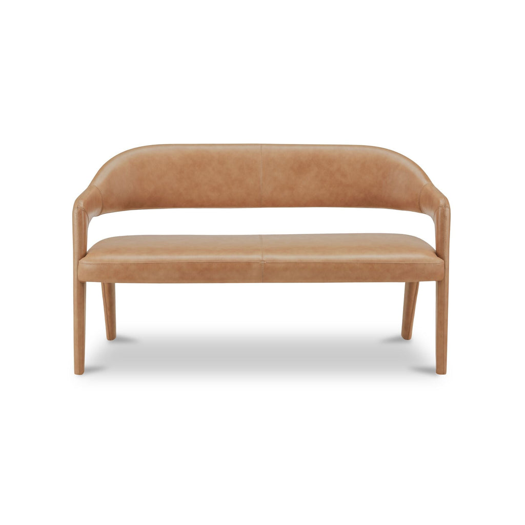 Moe's Home Martens Dining Bench Tan Leather