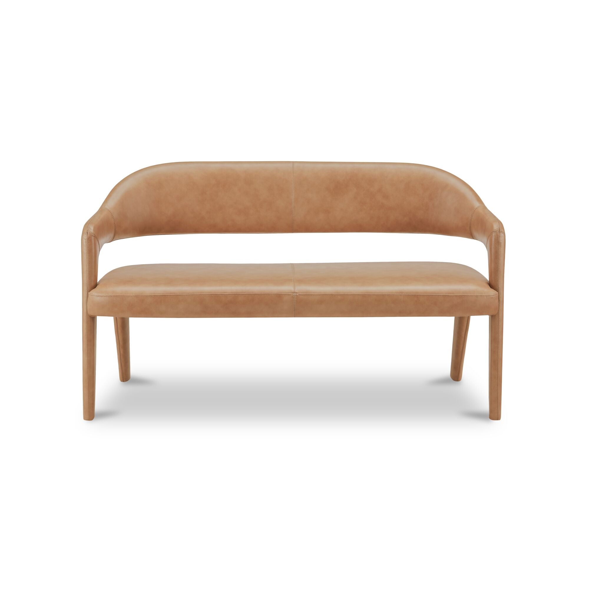 Moe's Home Martens Dining Bench Tan Leather