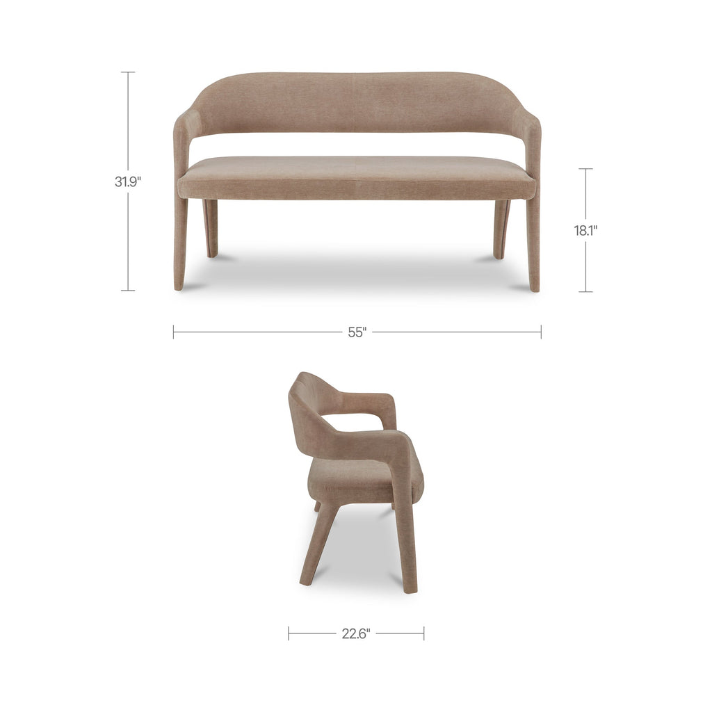 Moe's Home Martens Dining Bench