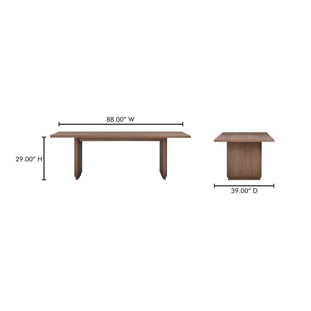 Moe's Home Round Off Dining Table