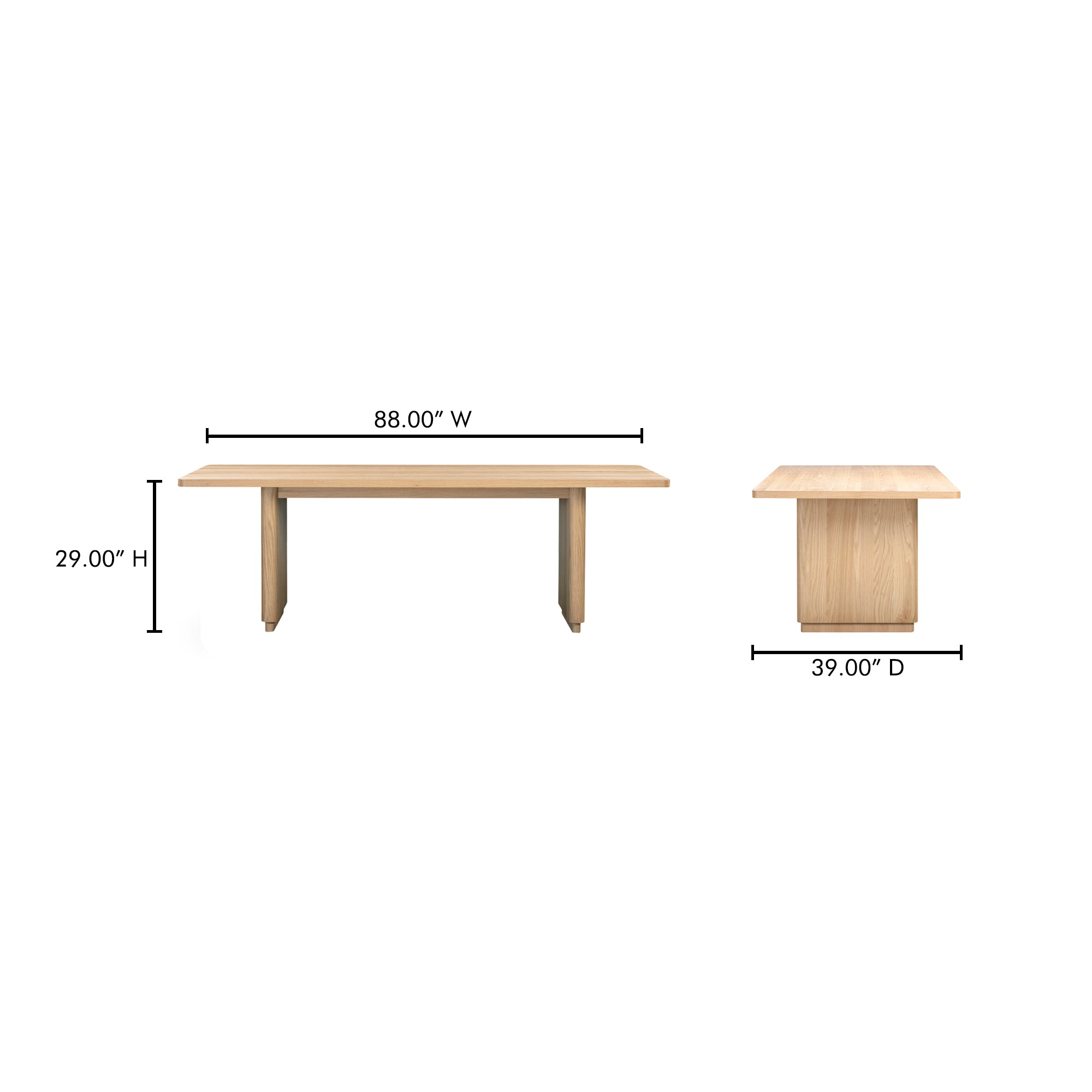 Moe's Home Round Off Dining Table