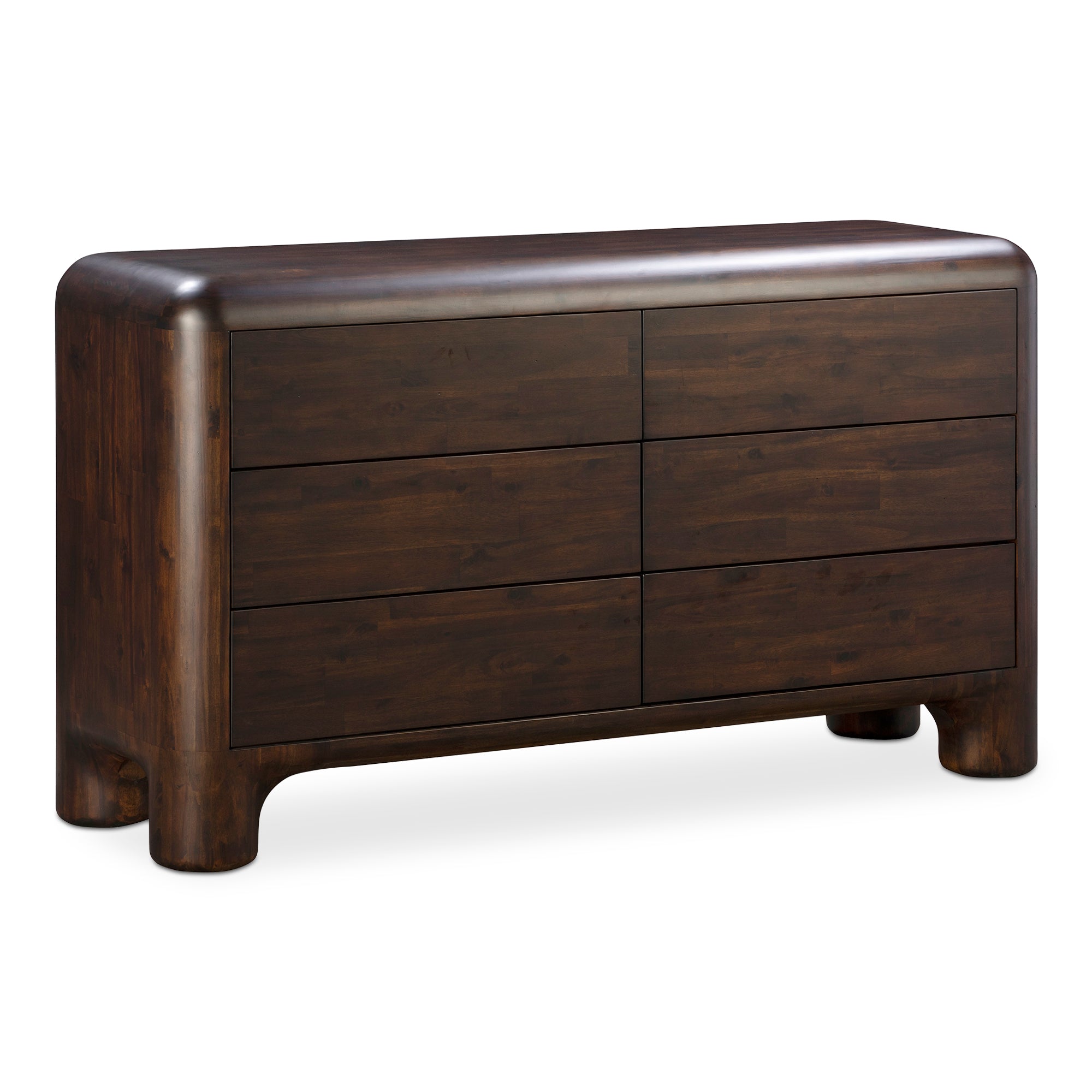 Moe's Home Rowan 6 Drawer Dresser Dark Brown