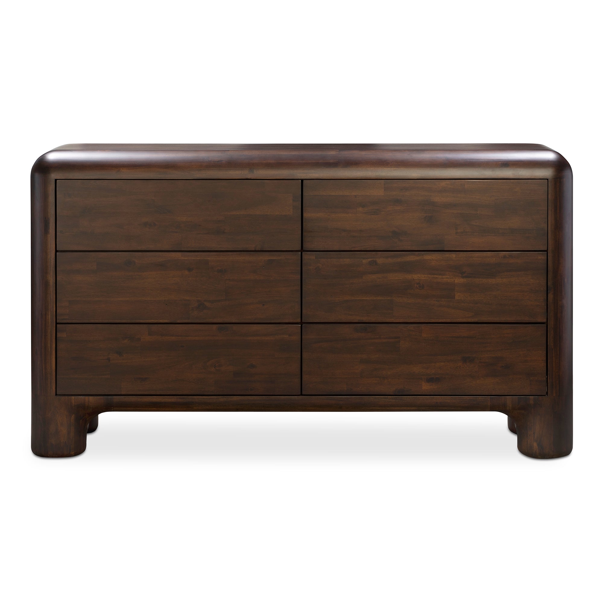 Moe's Home Rowan 6 Drawer Dresser Dark Brown