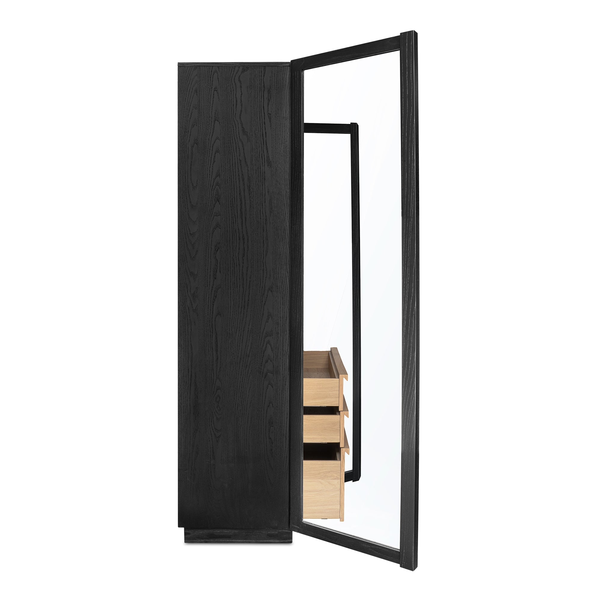 Moe's Home Charlotte Tall Cabinet Black