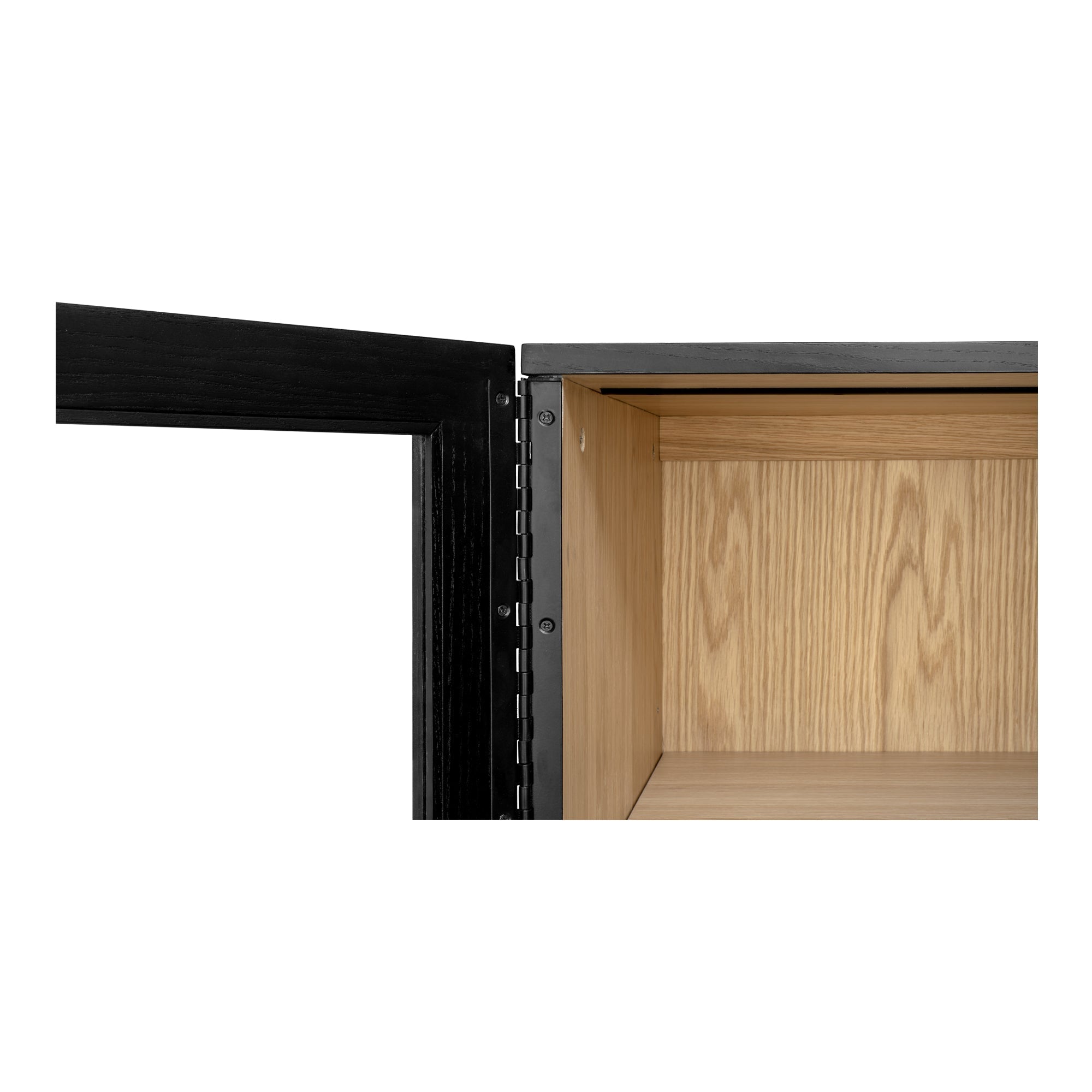 Moe's Home Charlotte Tall Cabinet Black