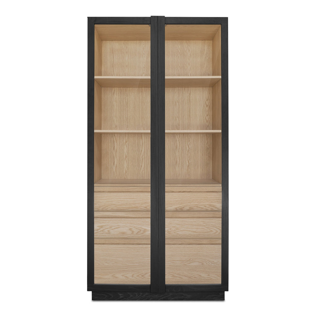 Moe's Home Charlotte Tall Cabinet Black