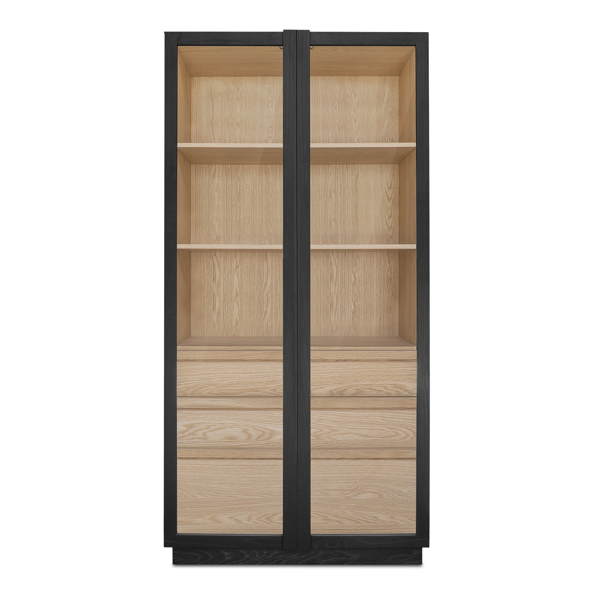Moe's Home Charlotte Tall Cabinet Black